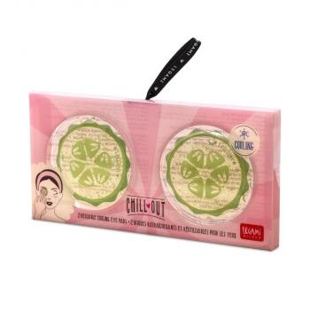 Legami Chill Out - Reusable Cooling Eye Pads-Cucumber