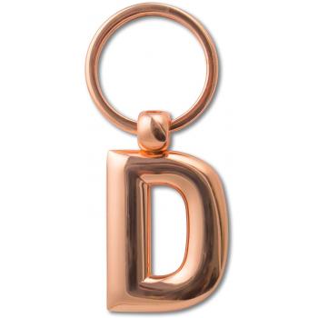 IF Company: Copper Letter Keyring - D