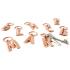 IF Company: Copper Letter Keyring - D