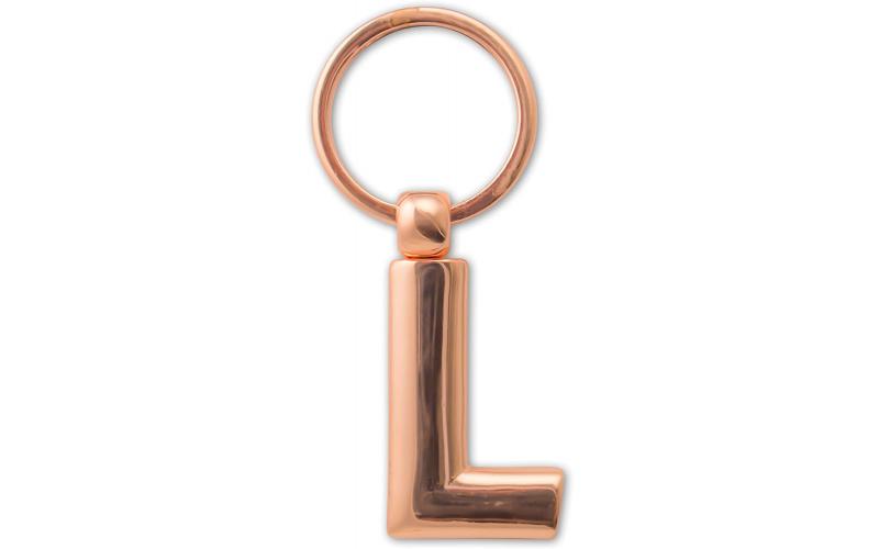 IF Company: Copper Letter Keyring - L