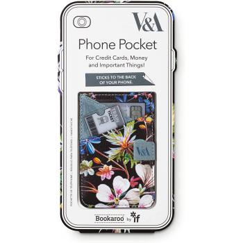 IF Company: V&A Bookaroo Phone Pocket - Kilburn Black Floral