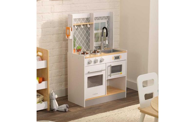 Kidkraft Let\'s Cook Wooden Play Kitchen