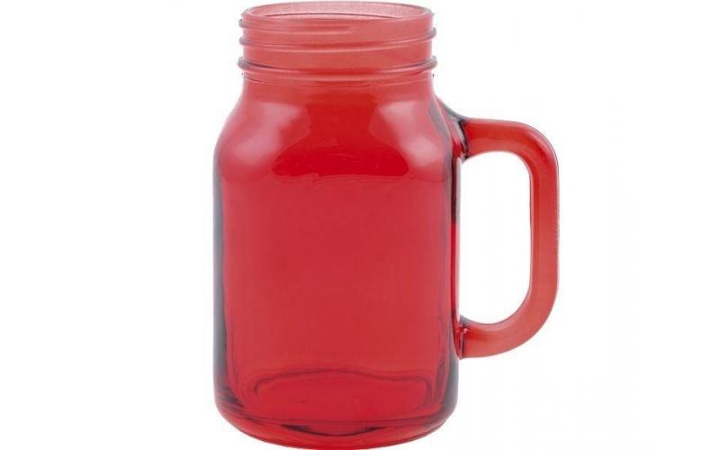 Lily\'s Home: Randwyck 550 ml Jam Jar Glass - Red