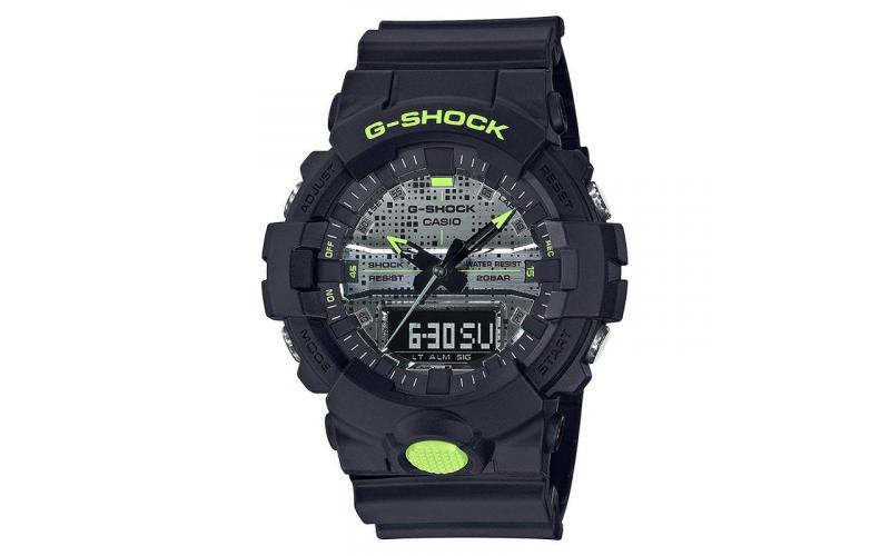 Casio Watch: G-SHOCK 800DC - Black & Yellow