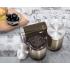 Berlinger Haus Food Jar Set Of 3 Carbon Metalic Line