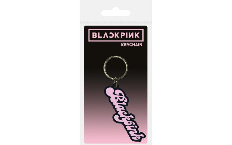 Pyramid Blackpink (Curvy Logo) Rubber Keychain