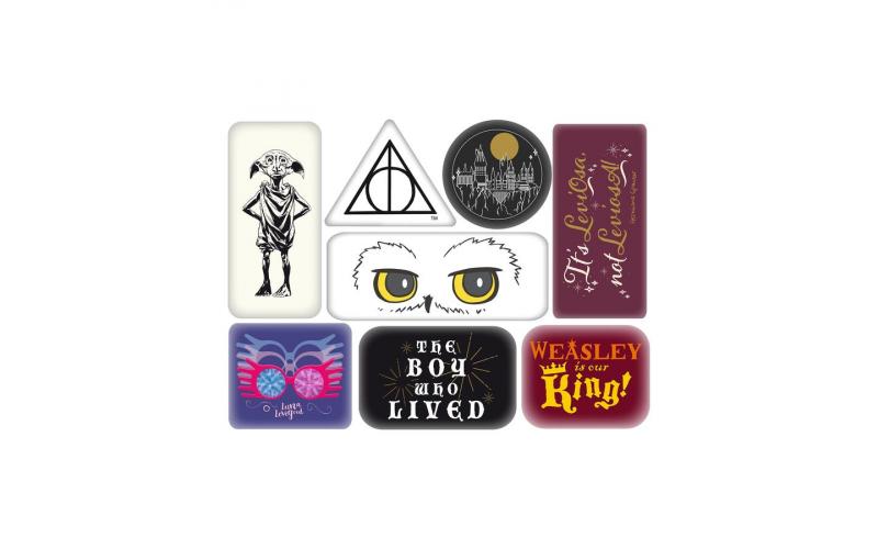 Half Moon Bay: Magnet Epoxy Set of 8 - Harry Potter