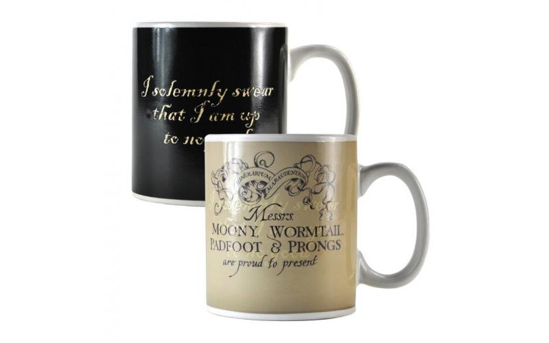 Half Moon Bay: Mug Heat Changing (400ml) - (Marauder\'s Map)