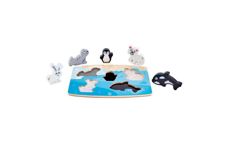 Hape: Polar Animal Tactile Puzzle