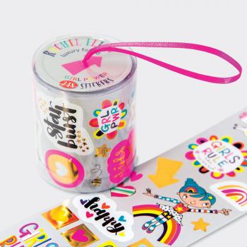 Rachel Ellen Design Rolls of Stickers - Girl Power