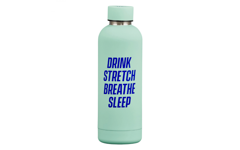 Yes Studio: Water Bottle 500ml - Drink Stretch Breathe Sleep