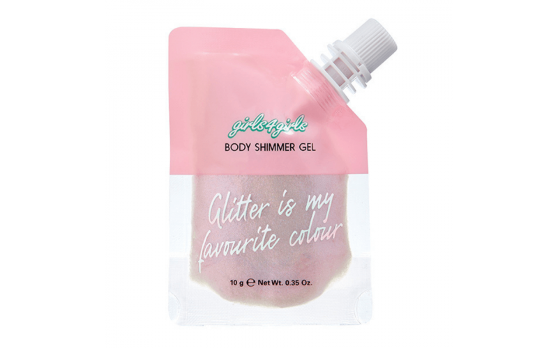 Girls 4 Girls Body Shimmer Gel - Pink Glitter