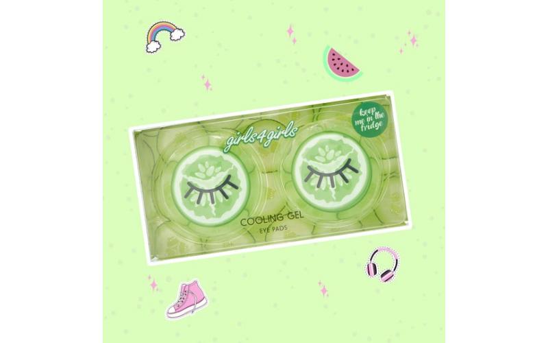 Girls 4 Girls Cucumber Cooling Gel Eye Pads