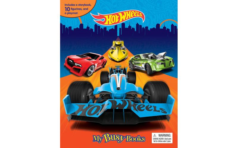 Phidal Mattel Hot Wheels My Busy Book