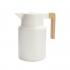 Balvi Thermo 1.3 L White Stainless/Wood