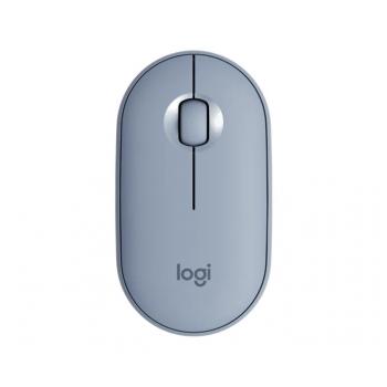 Logitech: M350 Pebble Wireless Mouse - Blue Grey