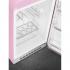 Smeg: Single Door Refrigerator - Pink