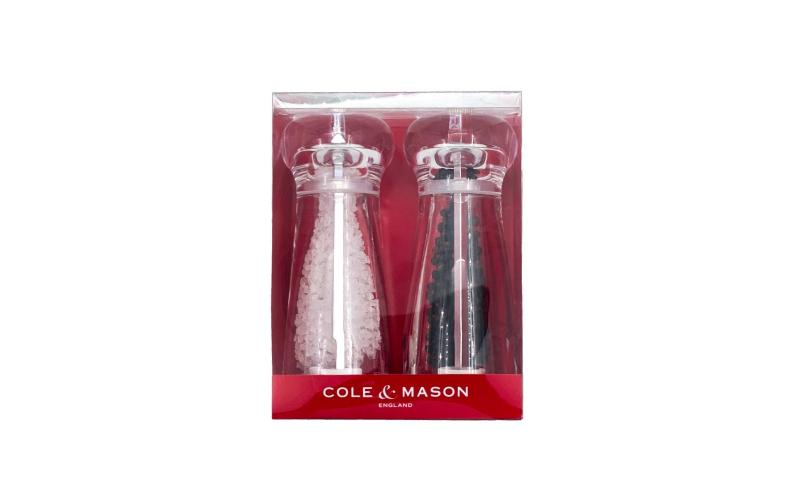 Cole & Mason: Lancing S&P Mill Set 14cm Acrylic