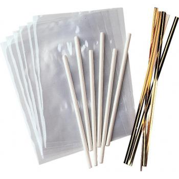 Wilton: Lollipop Wrapping Kit ,18 pcs