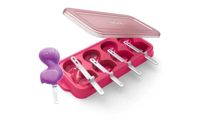 Zoku Flamingo Pop Molds Ice Cube & Ice Cream