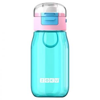 Zoku Bottle Flip Gulp Teal 465ml Travel Mug/Bottle