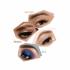 Lottie Eye Foil Faded - Rose Gold Metallic Glitter