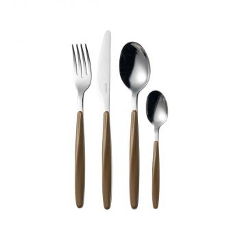 My Fusion Cutlery Set Of 24 Pieces Brown