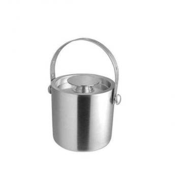 Ice Bucket S/Steel Insulated with Lid & Handle