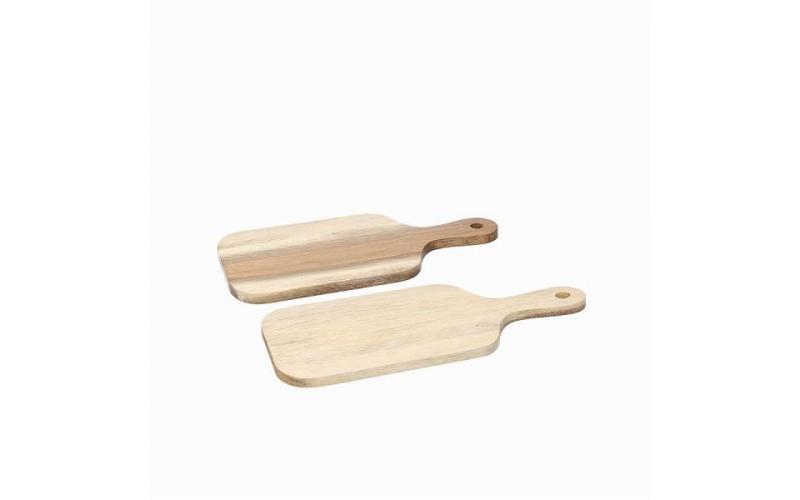 Tognana 2 Set Serving Cutting Boards Natural Love