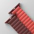 UNIQ Revix Apple Watch Band 41/40/38mm - Burgundy Maroon/Coral