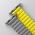 UNIQ Revix Apple Watch Band 45/44/42mm - Lemon Yellow/Grey