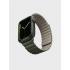 UNIQ Revix Apple Watch Band 45/44/42mm - Pine Green/Taupe