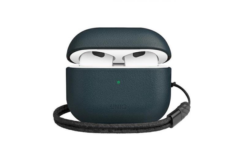 UNIQ Terra Geniune Leather Airpods 3 Case - Blue