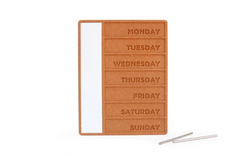 Suck UK Cork Weekly Planner