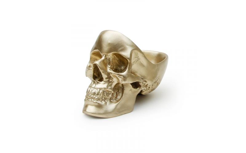 Suck UK Gold Skull Tidy