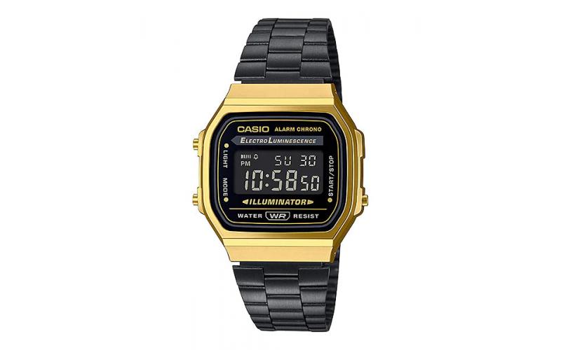 Casio Vintage Gold Black A168WEGB-1B