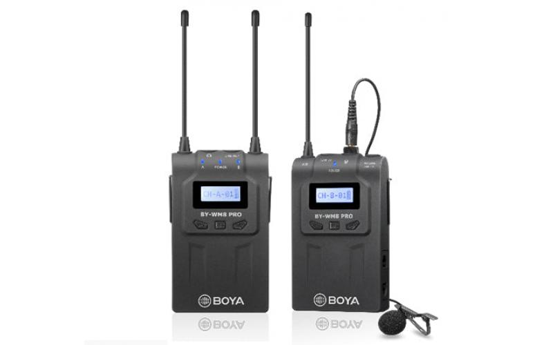 Boya UHF Wireless Microphone For DSLRs, Mixers TX,RX