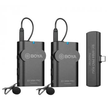 Boya 2.4 Ghz Wireless Microphone For Android TX,TX,RX