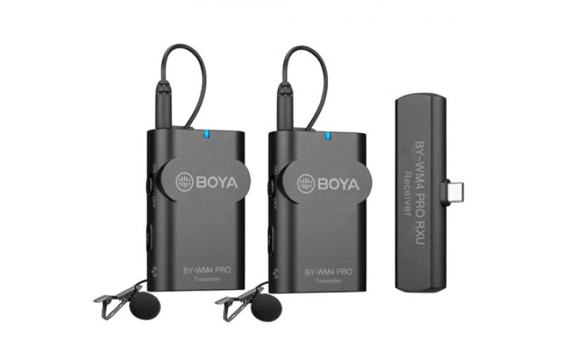 Boya 2.4 Ghz Wireless Microphone For Android TX,TX,RX