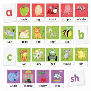 Headu: Montessori Flashcards Tactile And Phonics Alphabet