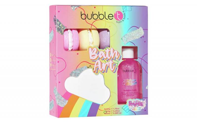 Bubble T: Rainbow Bath Art Set Fizzer