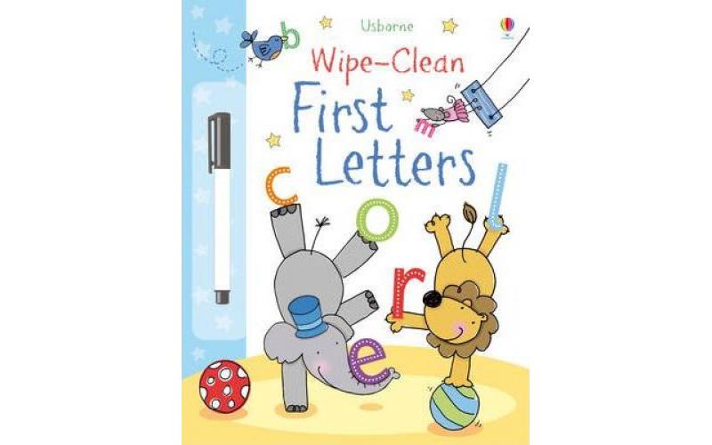 Wipe-Clean First Letters