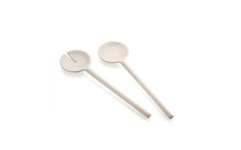 Tiffany Salad Server Milk White