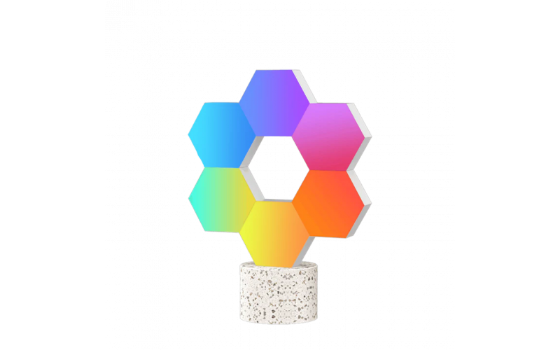 Cololight RGB Hexagon Light Pro Kit 6pcs/Stone Base