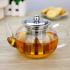 Tea Pot Glass 800ml with Strainer
