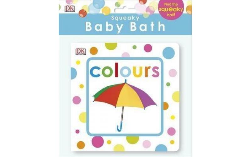 Squeaky Baby Bath Book Colours