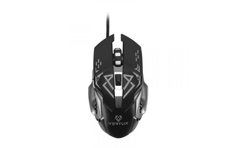 Vertux Drago Gaming  Mouse Ergonomic Wired Black