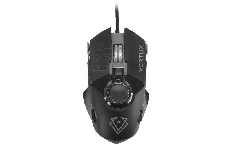 Vertux Cobalt High Accuracy Lag-Free Wired Gaming Mouse Blk