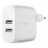 Belkin BOOST↑CHARGE™ Dual USB-A Wall Charger 24W