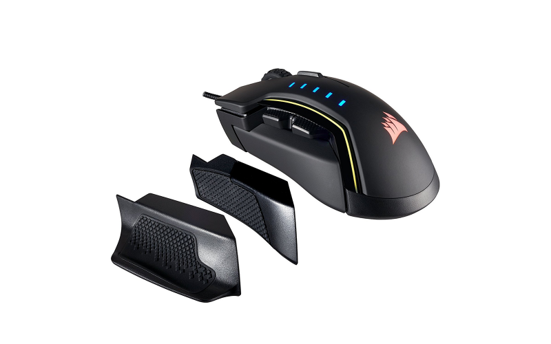 Corsair Glaive Interchangeable Grips RGB Gaming Mouse   |  Computer Accessories  |  Mouses  |  Wired Mouses  |